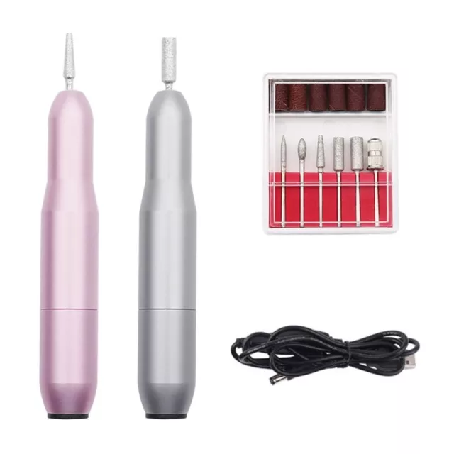 20000 RPM Portable Nail Drill Machine Pro Electric USB Manicure Pedicure Drills