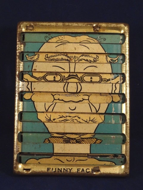 Ancien Jeu Jouet Tôle Lithographiée clic-clac cri-cri CIRQUE