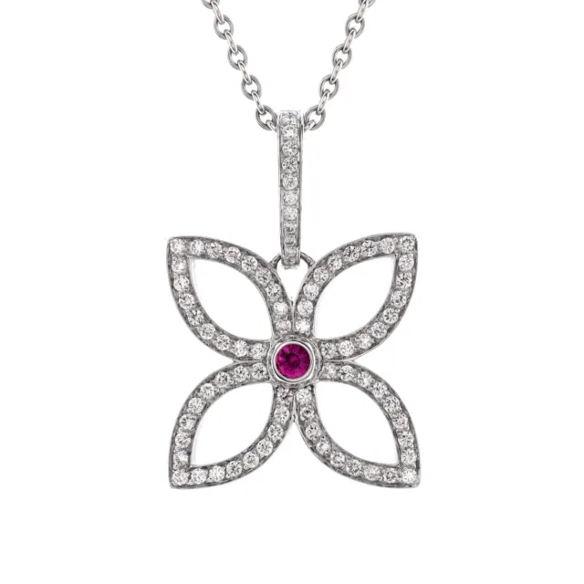 Louis Vuitton® Idylle Blossom Pendant, Pink Gold And Diamond