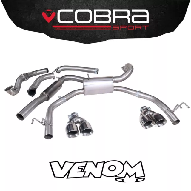 Cobra Exhaust 3" CatBack System Non Resonated Honda Civic Type R FK2 (2015>)HN21