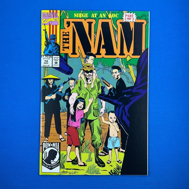 NAM #74 SIEGE AT AN LOC Part 2 Marvel Comics 1992 Vietnam War Comic Book