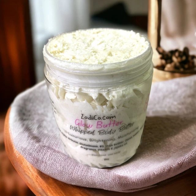 Mantequilla brillante para decoloración, natural con ácido kójico, glutatión,