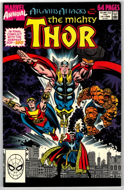 THOR Annual # 14 - Marvel 1989 (fn-vf) Atlantis Attacks