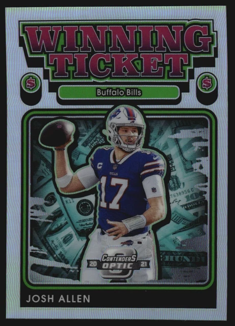 2021 Panini Contenders Optic Winning Tickets Football Card #7 Josh Allen