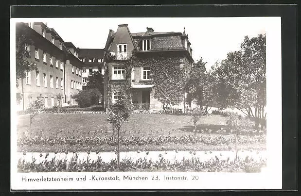 AK München-Schwabing, Hirnverletzenheim und -Kuranstalt, Tristanstr. 20
