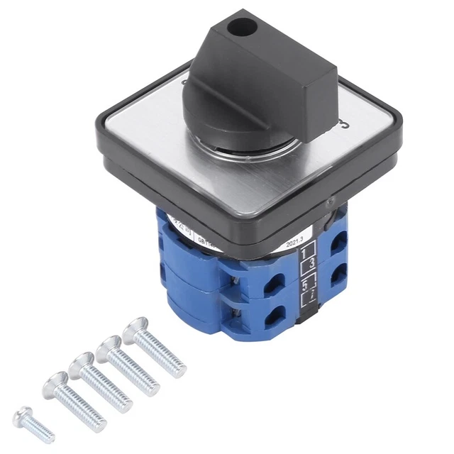 660V 20A Switch 4-Pin 2-Pin Rotation Switch Universal Rotation Cam W
