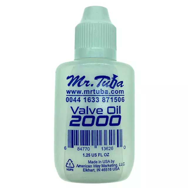 Mr Tuba Valve Oil 2000 for Trumpet Cornet All Brass Instruments (Piston Valve)