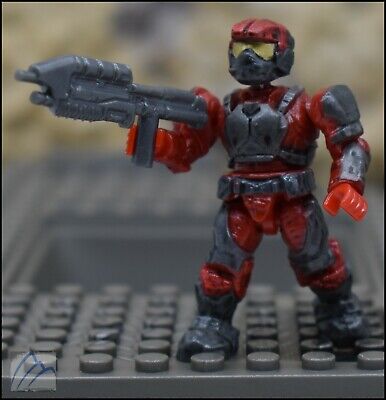 Halo Mega Bloks Unsc Rouge Marine Mini Figurines 96961 Combat Unité