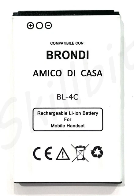 10x Batteria sostituisce Alcatel 3BN67332AA, 10000058, RTR001F01 per cellulare - 1200mAh 3,7V Li-Ion | 889003019