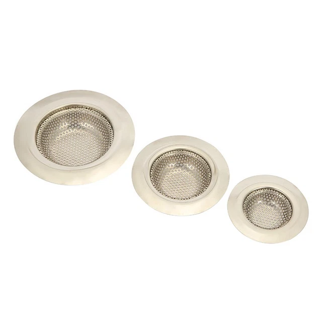 3 Filtres Évier Acier Inoxydable MR.SIGA - Attrape Cheveux Pour Douche, Baignoire Et Évier