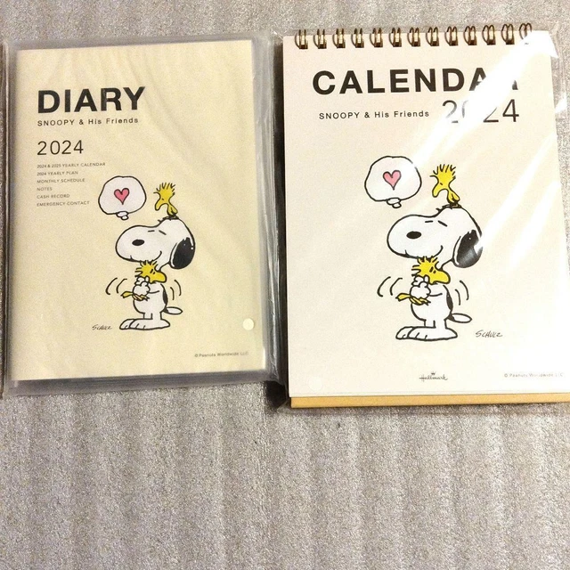 SNOOPY SCHEDULE BOOK 2024 Calendar Hallmark 48.10 PicClick