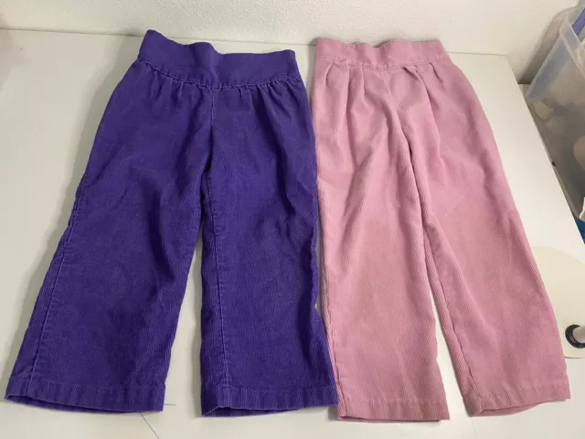 Vintage Healthtex Corduroy Pleated Pants 2 Pairs Lovely Condition