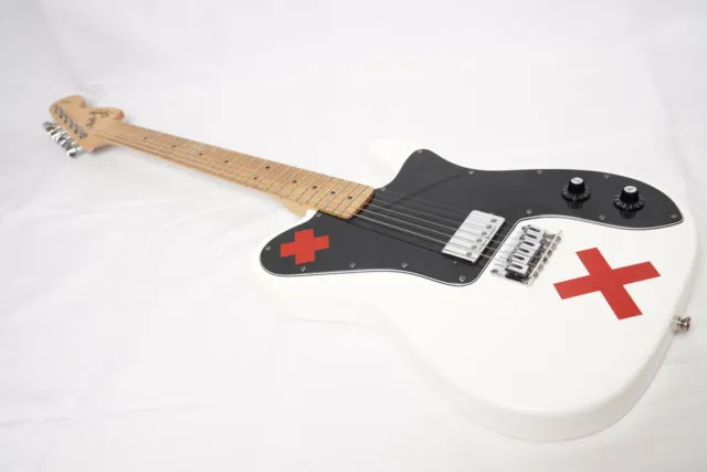Used 2011 Squier by Fender Deryck Whibley Signature TELECASTER SUM41O OWH W/GB