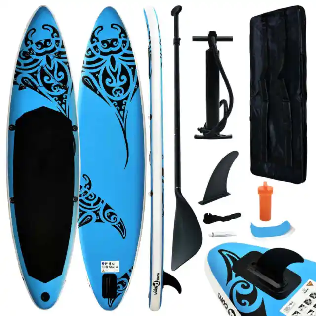 AX Tavola SUP Surf Canoa Kayak Adulti MC180Kg Gonfiabile Remo Pinna Pompa 92739