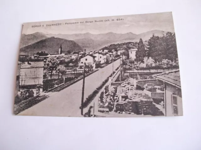 Cuneo - Borgo S. Dalmazzo panorama dal Borgo Nuovo spedita f. p. 1947 franc asp