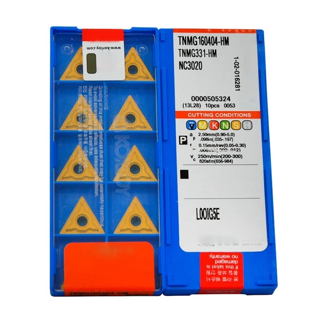 Lot De 10 Inserts En Carbure MGMN200G Pour Rainurage - Compatibles MGEHR/MGIVR