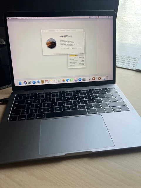 Apple MacBook Pro 13.3" (256GB SSD, Intel Core i5 6.ª generazione, 2.0 GHz, 8GB)