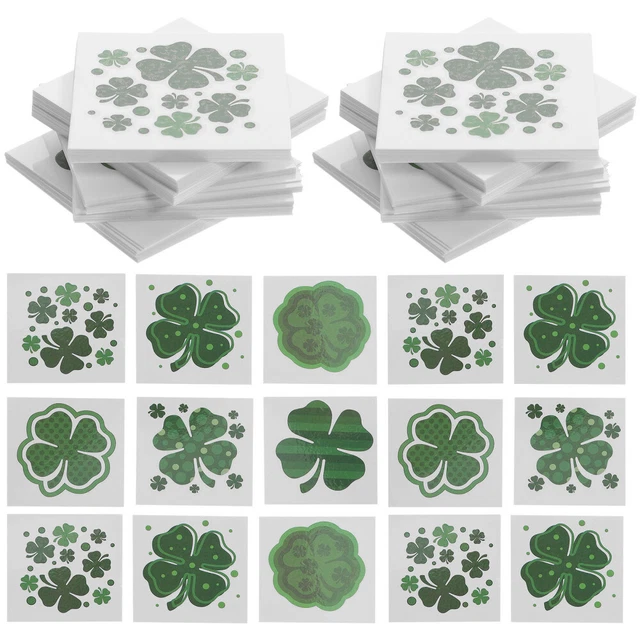 Pequeñas pegatinas para niños regalos de día de St. Patricks decoración irlandesa aplique