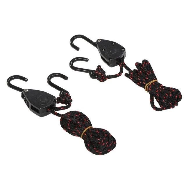 2 PCS Cintre De Corde Robuste Élèvent La Lumière Cliquet Plante