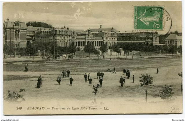 CPA-Carte postale- France - Beauvais - Panorama du Lycée Félix Faure (CP1925)