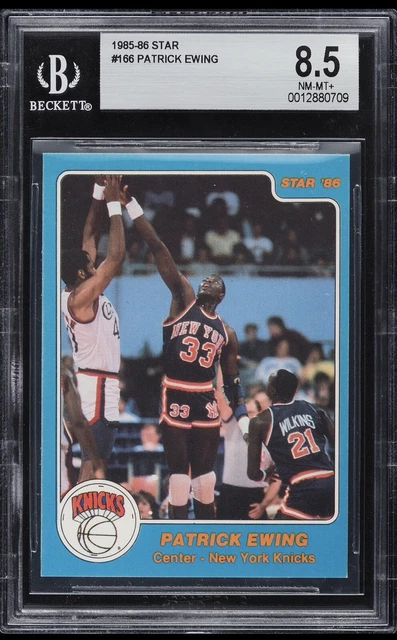 1985-86 Star Patrick Ewing Rookie BGS 8.5 #166 RC