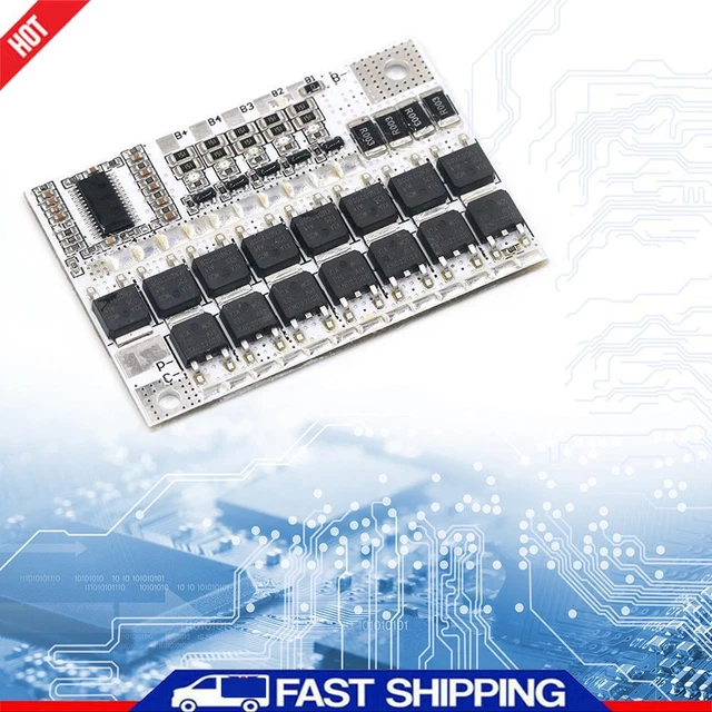 Scheda BMS 3S 12V 40A Per Batterie Al Litio - Protezione Carica/scarica Con Bilanciamento - Foto 3