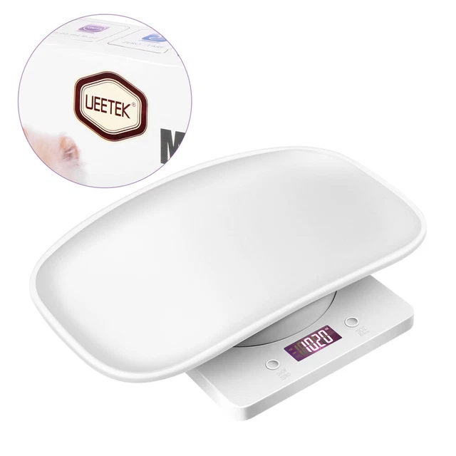 UEETEK Digital Tierwaage Babywaage 10kg für Kinder Katzen Welpen und Kleintiere