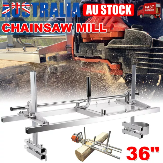 Chainsaw Mill For Saws 14"-36" Bar Furniture Making Wood Cutting Aluminum Steel