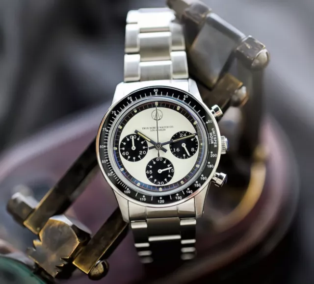 VINTAGE INSPIRED DAYTONA Homage Chronograph 6239 6263 Paul Newman Panda Dial EUR 243 61 PicClick IT