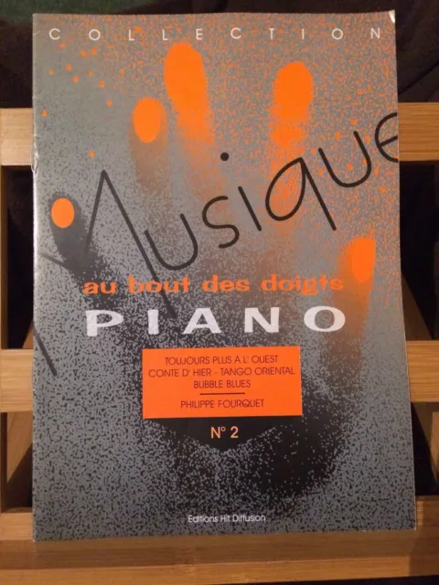 Philippe Fourquet quatre pièces pour piano éditions Hit Diffusion n°2 partition