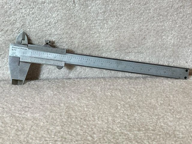 Brown & Sharpe 7" No. 577 Vernier Caliper Stainless Tempered Swiss Made