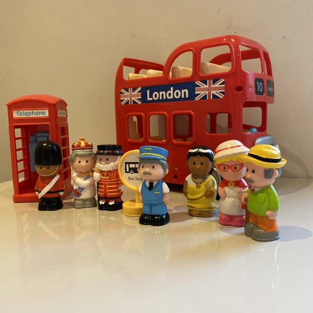 ELC HAPPYLAND LONDON Bus Red Telephone Box Bundle With Sounds