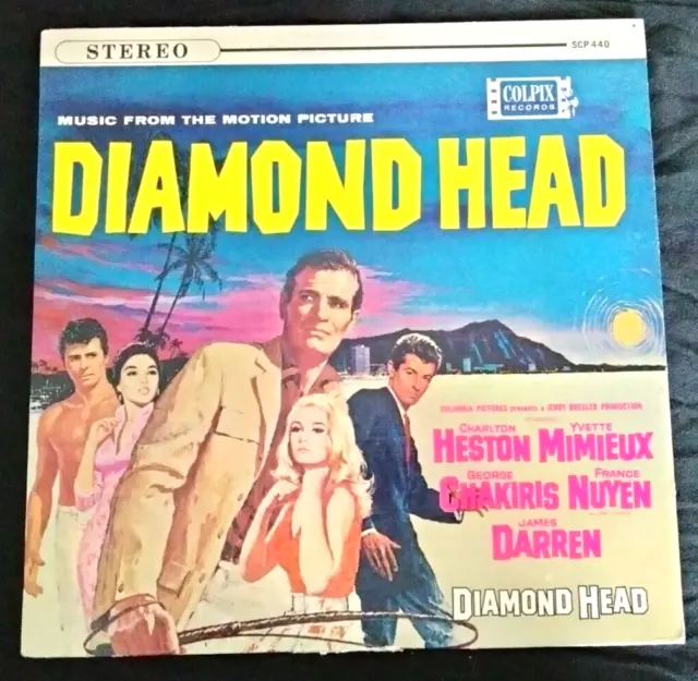 Diamond Head Motion Picture Lp 12" Vinyl Colpix Scp 440 Stereo Charlton Heston