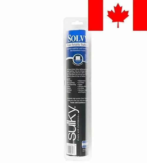 Sulky 12-Inch by 9-Yard Solvy Water Soluble Stabilizer Roll