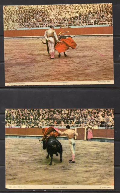 Tauromaquia Toros Postales Lances en una Corrida (DP-632)