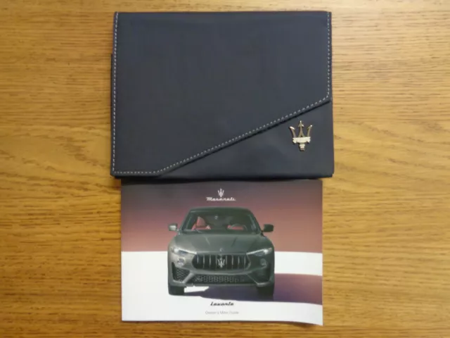 Maserati Levante Owners Handbook/Manual and Pack