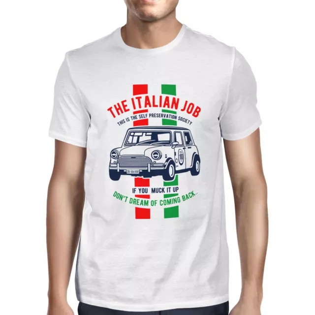 1Tee Mens The Italian Job, Mini Cooper T-Shirt