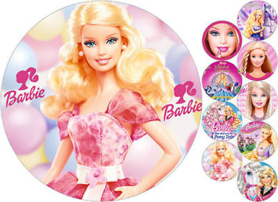 Oblate Barbie L3 Tortenaufleger Geburtstag Party Tortenbild Fondant 