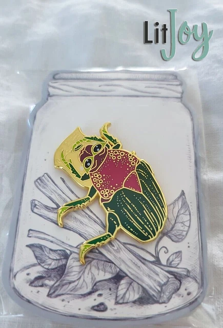 Rita Skeeter Beetle Pin, Harry Potter, LitJoy Magical, Wizarding World, Hogwarts