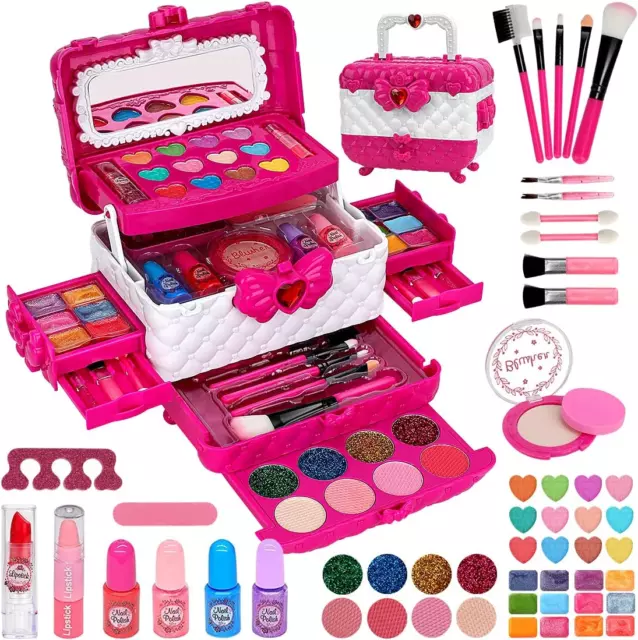 Jooful Trucchi Bambina Set, 55 Pezzi Trucchi Bambina Anallergici, Valigetta Truc