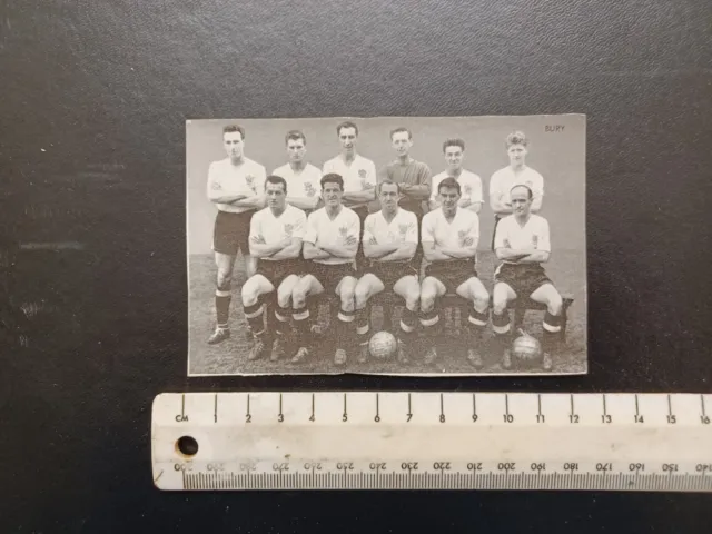 Fußballkarte - BURY - Thomson Star Teams von 1961