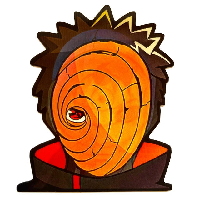NARUTO OBITO Uchiha anime decal sticker Peeker Bumper for Car/Truck