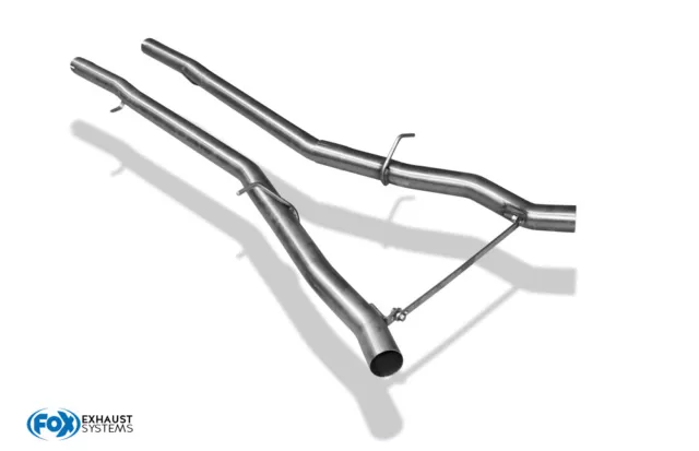 FOX Mittelschalldämpferersatzrohr für BMW E63/64 645i 650i