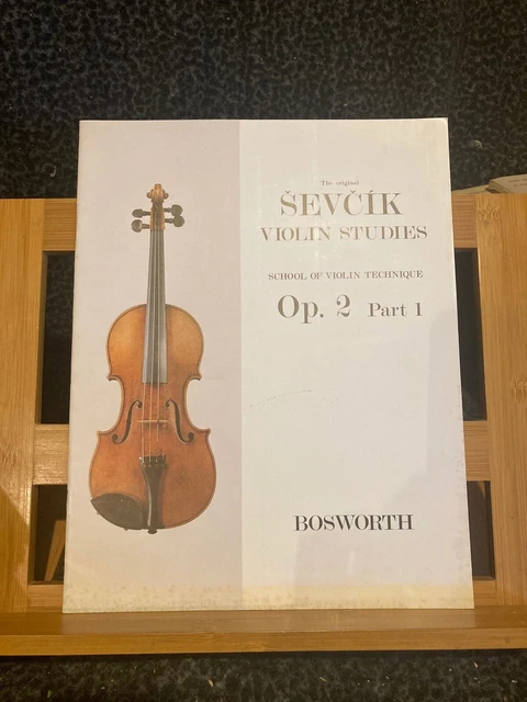 Sevcik L'École du violon études opus 2 partie 1 partition éditions Bosworth
