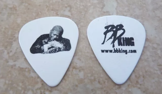 BB King King Of The Blues Music Hugging Lucille White Double Sided Guitar Pick