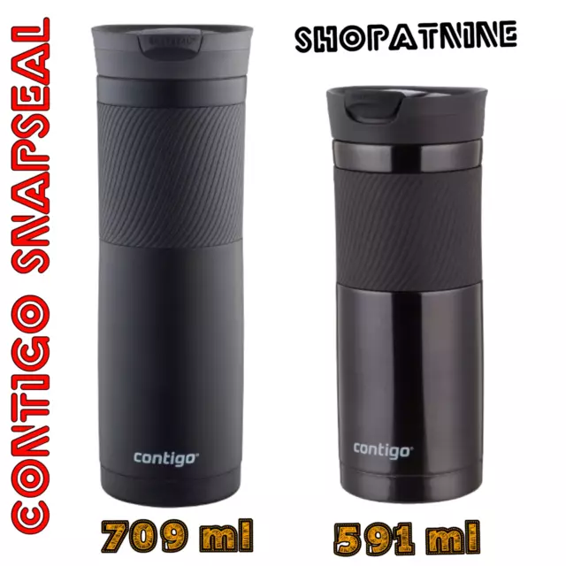 Contigo Byron SNAPSEAL Insulated Travel Mug, coffee mug, Stainless Steel Flask