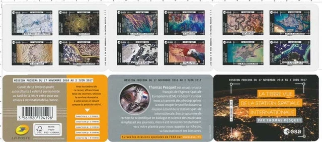 2018 - carnet BC1570 - La terre vue de l'Espace - neuf** Autoadhésif