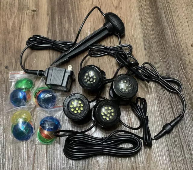Pond Light PL1LED - 4 Photo Sensor Fountains Waterfalls Garden Landscapes 12V