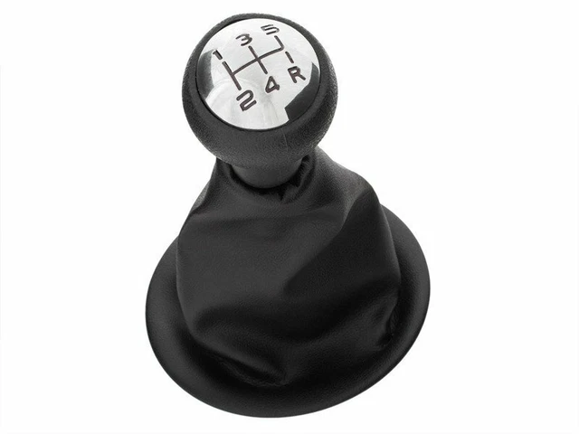 Pommeau Levier Vitesse Pour Citroën Jumpy, Peugeot 807, Fiat Ulysse - Cuir PU - Modèles 2002-2011