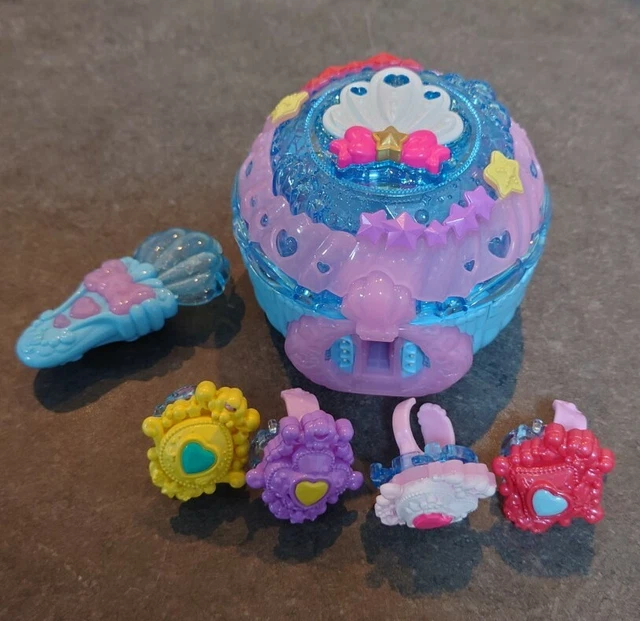 GLITTER FORCE TROPICAL rouge Precure Toy Pact charm ring set Pretty